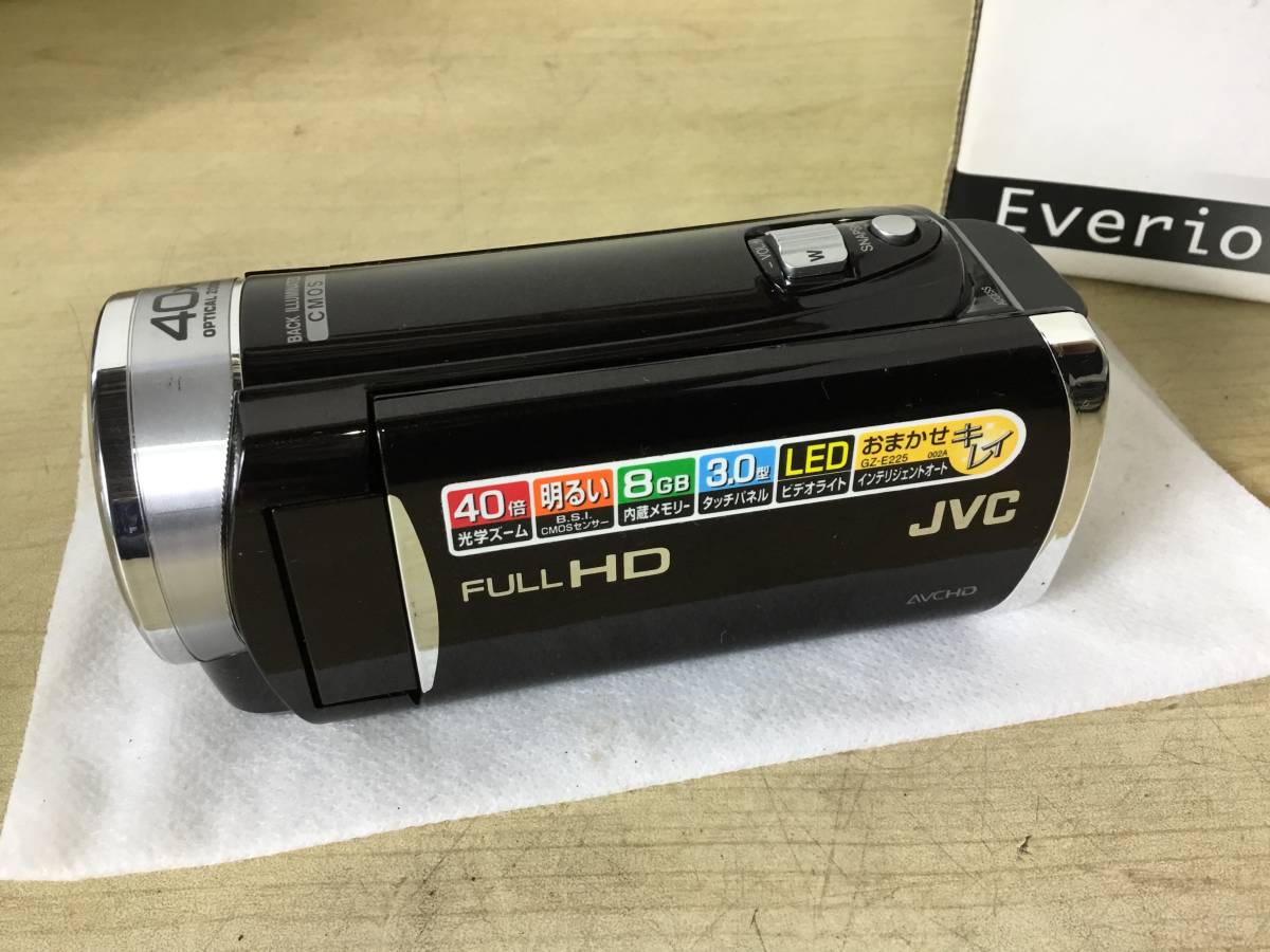 動作OK】 JVC Everio ビデオカメラ ハイビジョンムービー GZ-E225