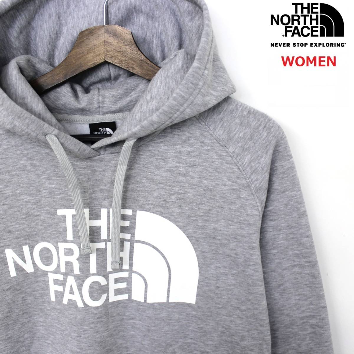 激安大特価，本物保証 正規 ot3597L The North Face レディースL パーカー ミディアムグレー色 HalfDome Pullover Hoodie 裏起毛仕様 US正規品モデル(女性用)｜売買されたオークション情報、yahooの商品情報をアーカイブ公開 - オ 女性用