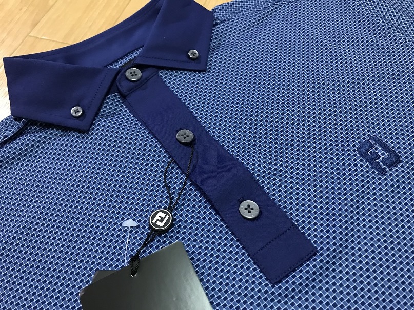 新作登場，定番 FootJoy フットジョイ ポロシャツ FJ-S19-S04 トワイライトブルー Ｍ(タイトリスト)｜売買されたオークション情報、yahooの商品情報をアーカイブ公開 - オークファン シャツ
