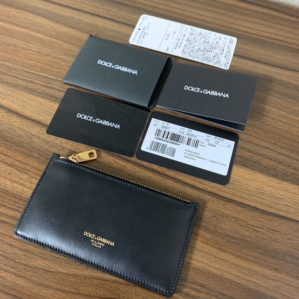 数量限定，送料無料 DOLCE&GABBANA ドルチェ&ガッバーナ ドルガバ コインケース カードケース ブラック ミニ財布 レザー(財布)｜売買されたオークション情報、yahooの商品情報をアーカイブ公開 - オークファン 服飾小物
