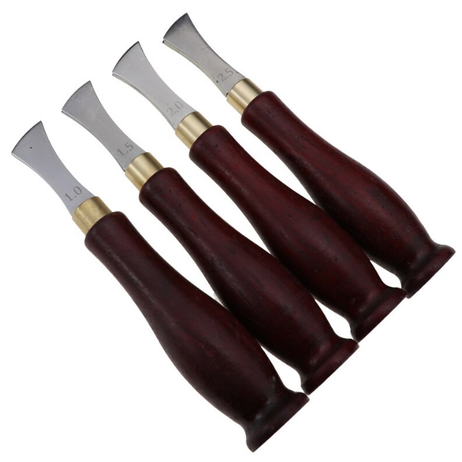 N115　DIYレザークラフト　表面ハンドルラウンドエッジ折りたたみ　プレスラインキャップツール_1