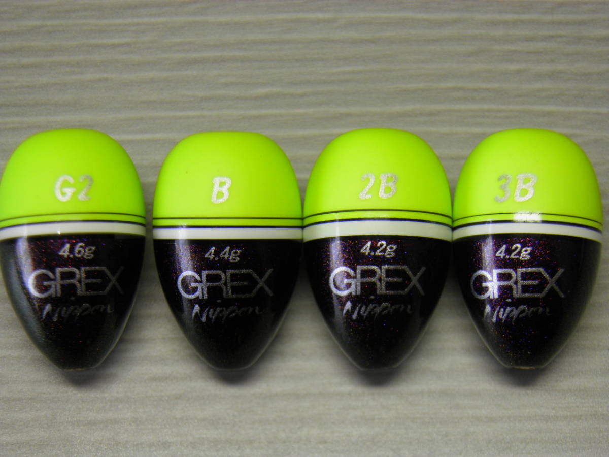 人気，SALE 艶消し2段塗り GREX 観 KAN S G2 B 2B 3B&hellip;視認性抜群イエローグリーン全4個(円錐、どんぐりウキ)｜売買されたオークション情報、yahooの商品情報をアーカイブ公開 - オークファン 円錐、どんぐりウキ
