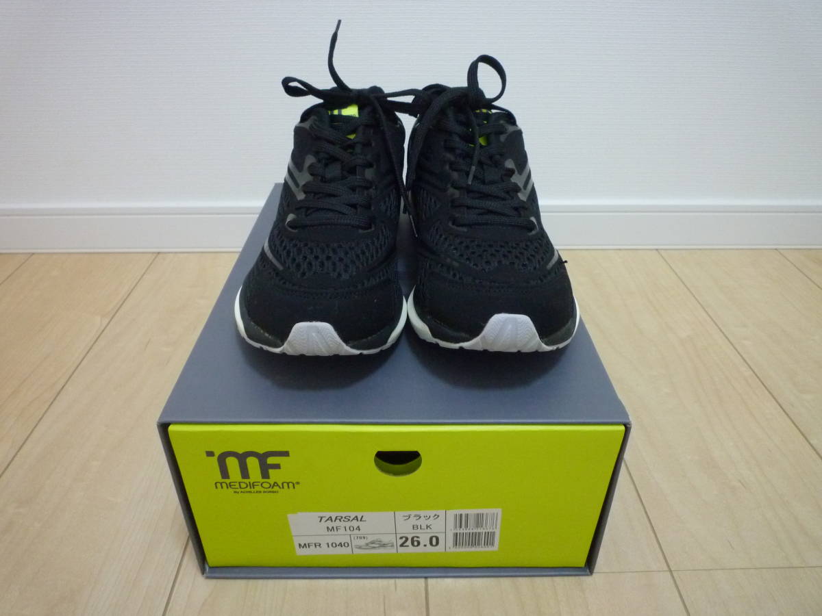  メディフォーム MEDIFOAM TARSAL MF104 MFR1040ブラック 26.0cm ②(26.0cm)｜売買されたオークション情報、yahooの商品情報をアーカイブ公開 - オークファン 26.0cm