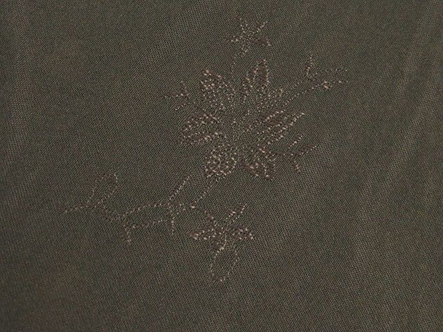ミンク 裏地花柄刺繍入り 本毛皮コート 美品▽MINK MINK 本毛皮