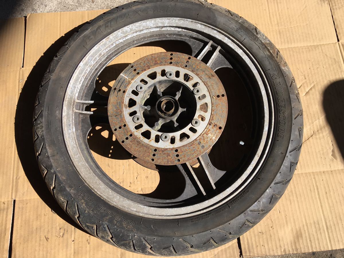 ！カワサキGPZ400F、ホイール、ディスク！ フロントホイール ディスク付き GPZ400F (SNK二輪部品 Z400GP Z400FX