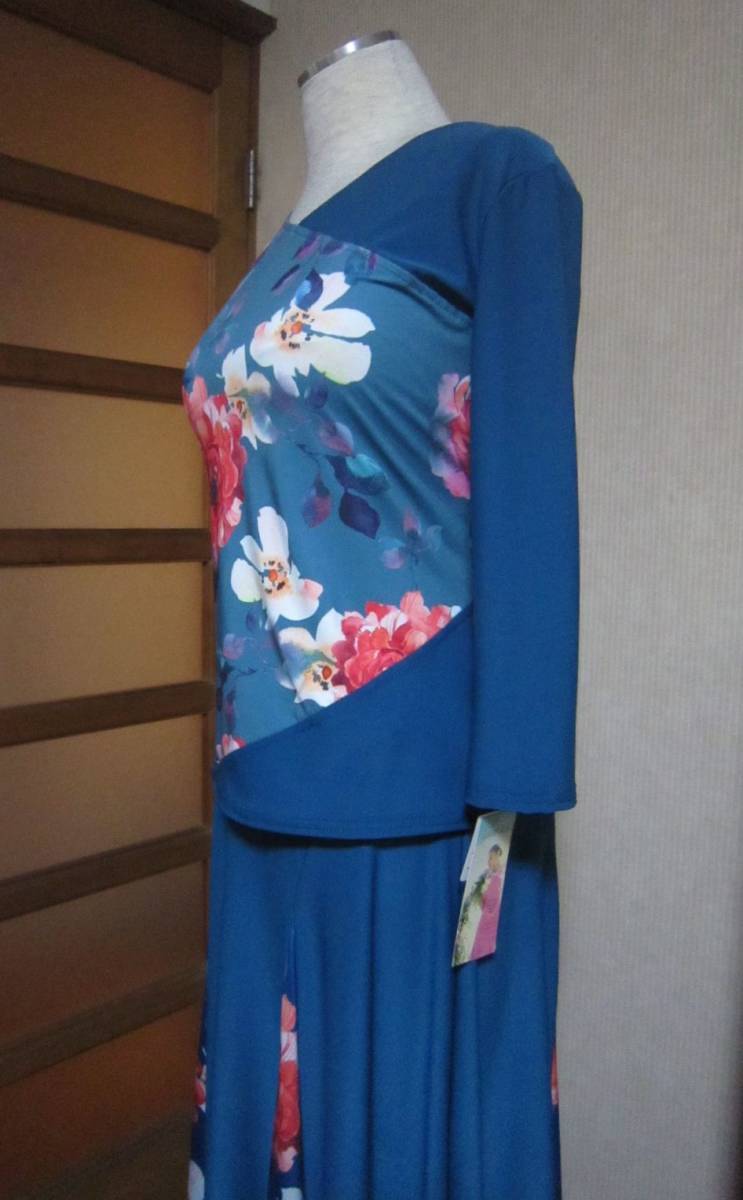 | – 京都のプリザーブド オンラインショップ プンダミリア ひより fu-dueka::花柄プリントギャザーワンピース &amp; LILA CITTA ONLINE SHOP 大きいサイズ][15号 ]フラッフフラワープリント前開き裏毛 19号 日々の暮らし