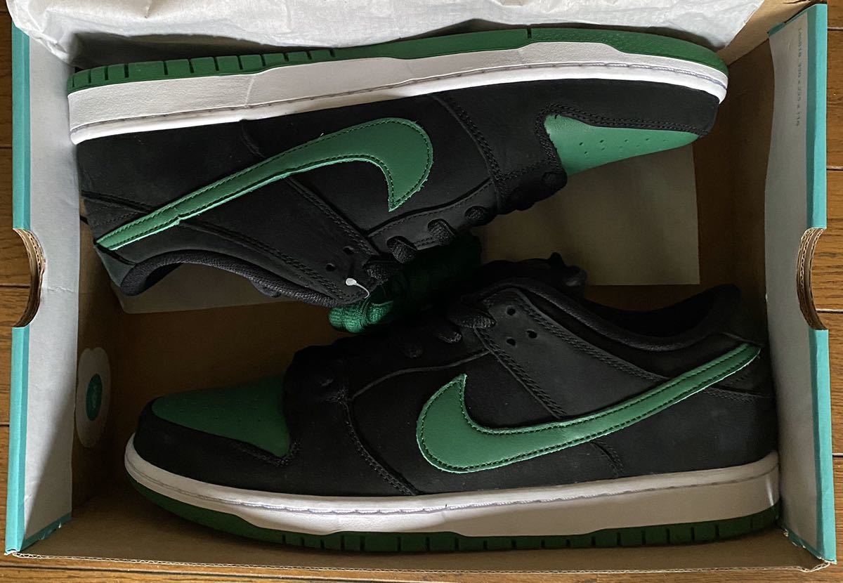  1000円~ SIZE11 レア NIKE SB DUNK LOW PRO BLACK/PONE GREEN ナイキSB ダンク ロウ プロ ブラック/パイングリーン(29.0cm)｜売買されたオークション情報、yahooの商品情報をアーカイブ公開 - オークファン 29.0cm
