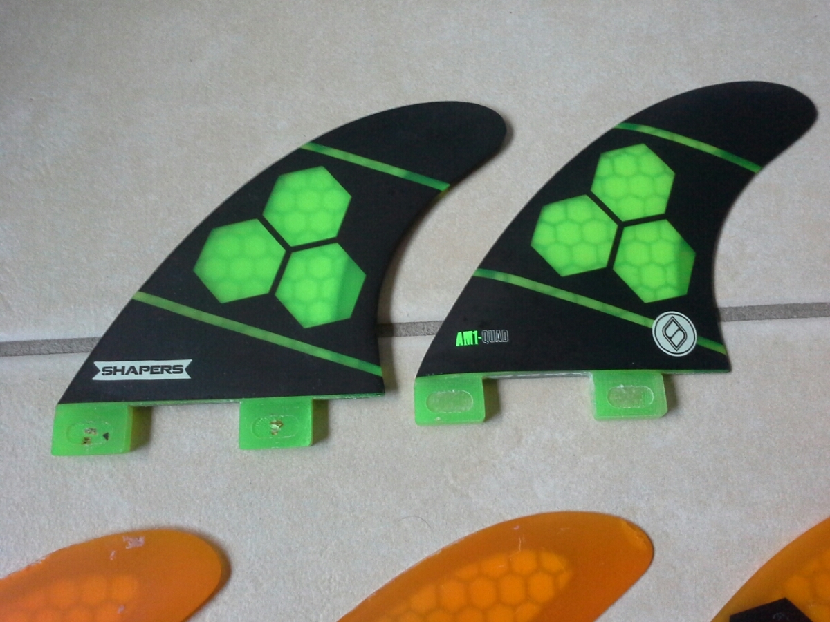 FCS AM-2&AM-1 5フィンセット！ アルメリック SHAPERS 中古
