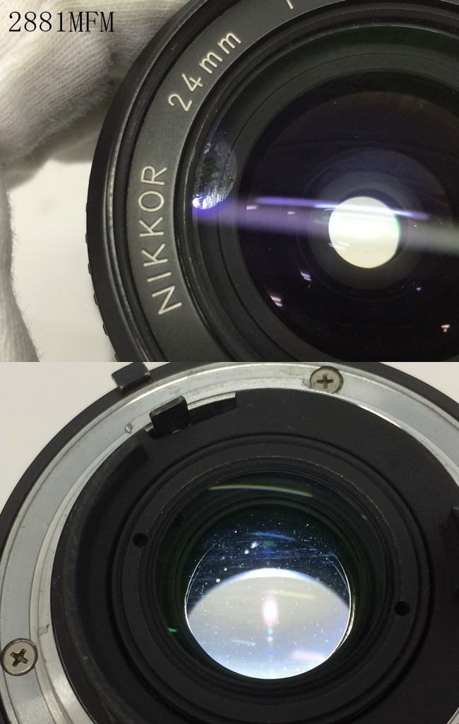 ☆Nikon ニコン NIKKOR 24mm 1:2.8 一眼レフ カメラ レンズ 2881MFM③