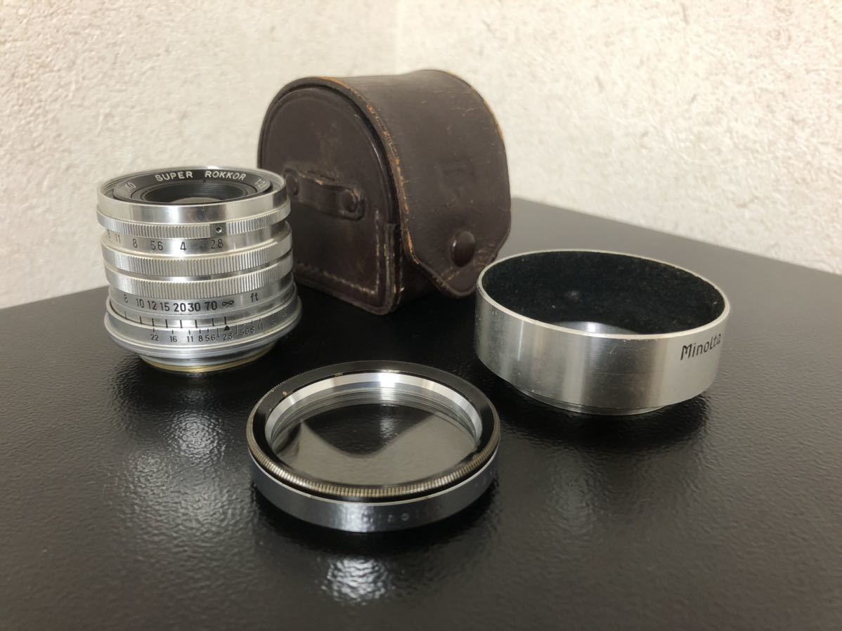 千代田光学スーパーロッコール50㎜f2.8Lマウント 銘玉 Chiyoko SUPER ROKKOR 5cm f2.8 千代田光学 スーパー ロッコール