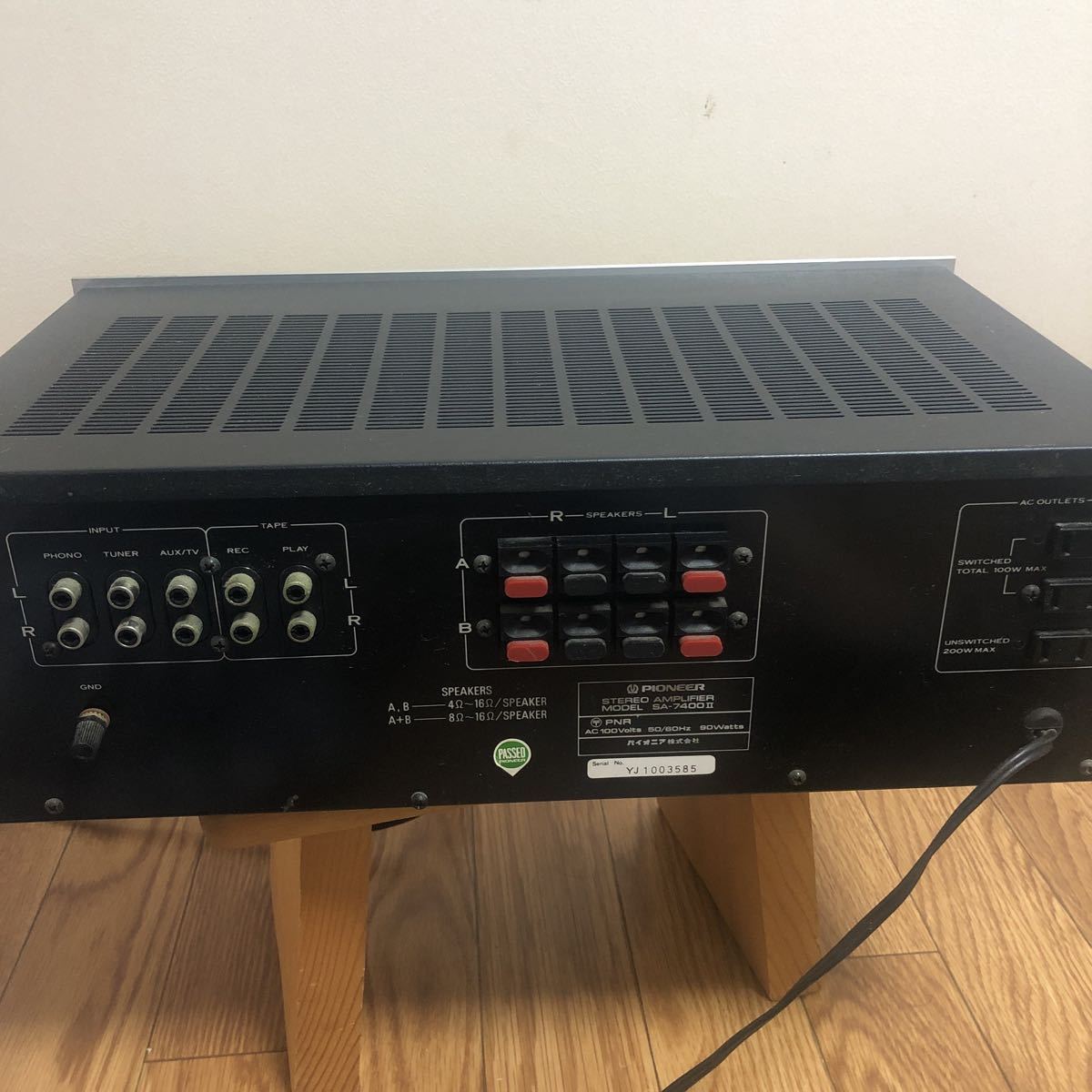 PIONEER SA-7400II TX-7600II ジャンク品 【公式通販】