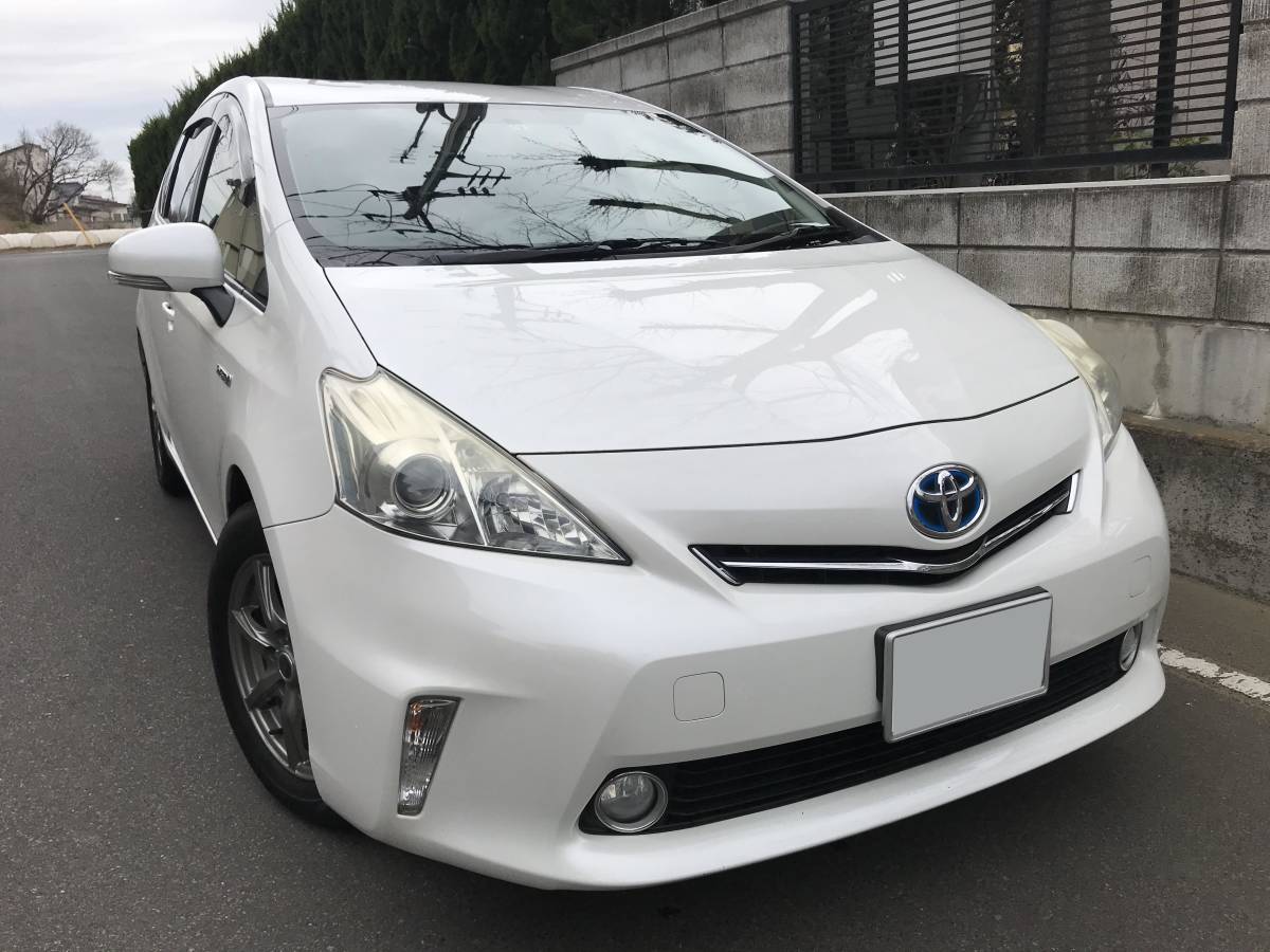 爆買い，定番人気 H24年式 車検令和 03年01月ま カロッツェリア ナビ バックカメラー 地デジTV 走行中見れます ビルトインＥＴＣ 社外アルミ(プリウス&alpha;)｜売買されたオークション情報、yahooの商品情報をア プリウスα
