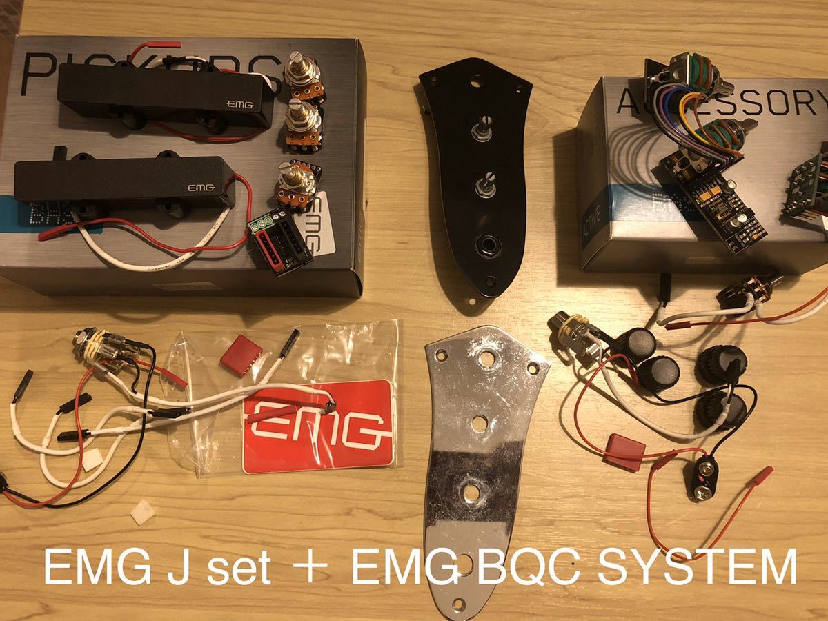 新品 EMG J-SET white アクティブ ピックアップ ジャズベース EMG J
