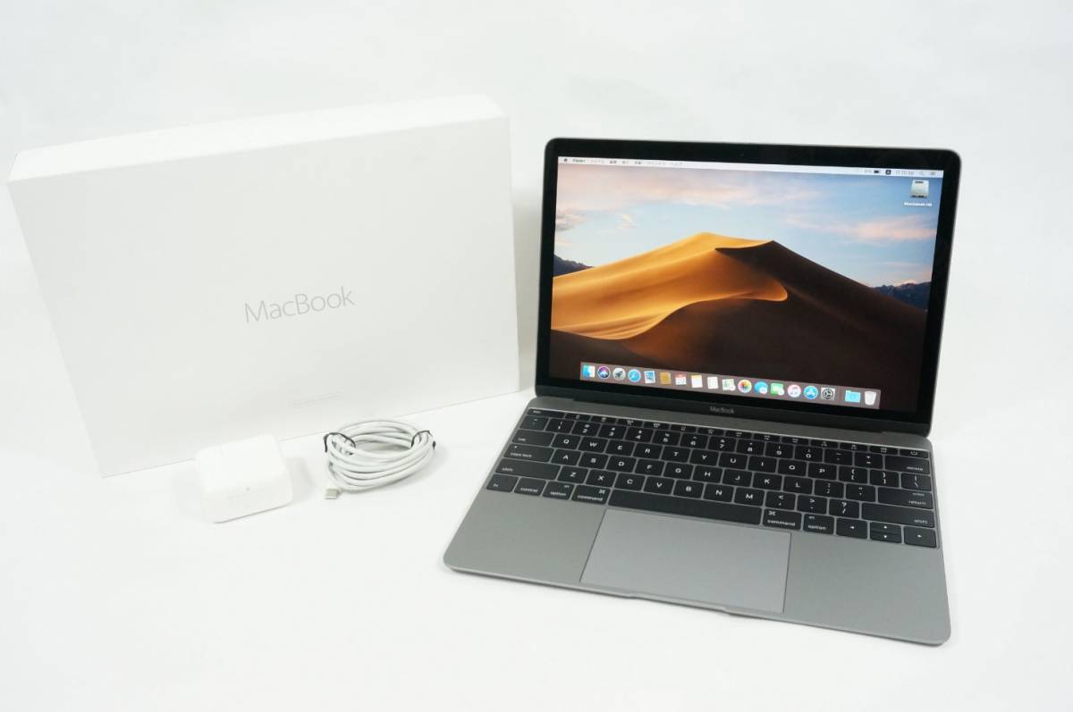 送料無料，新作登場 MacBook Retina 12インチ Early 2016 MLH28J/A USキー Corem5/1.2GHz/8GB/512GB/Mojave/10.14.6 SpaceGrey TB時最大2.7GHz(MacBook Pro)｜売買されたオークション情報、yahooの商品情報をアーカイブ公開 - オークファン MacBook Pro