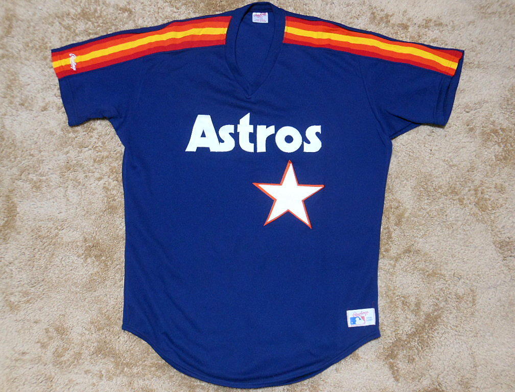 数量限定，安い アストロズ 1980s Rawlings バッティング ジャージ BP Jersey MLB メジャーリーグ ローリングス ユニフォーム ヒューストン Astros(応援ユニフォーム、ウエア)｜売買されたオークション情報、yahooの商 応援ユニフォーム、ウエア