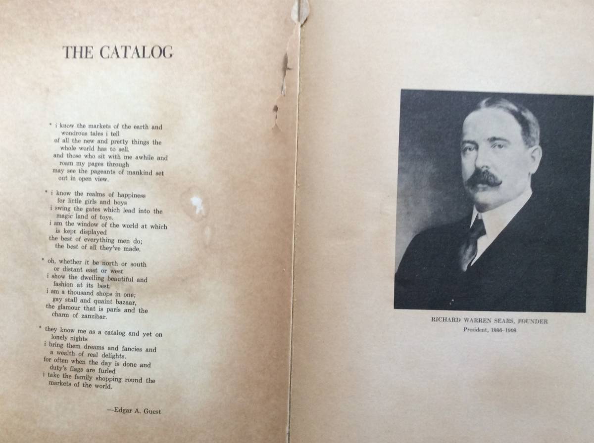 アメリカ レトロ シアーズローバックカタログ1908 復刻版 カタログ 0