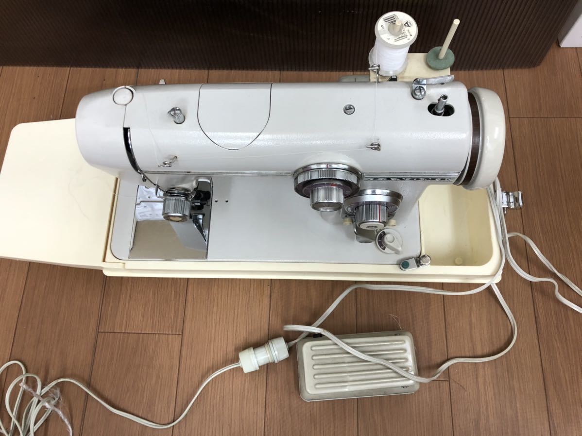 JANOME ジャノメミシン MODEL 672 昭和レトロ アンティークミシン