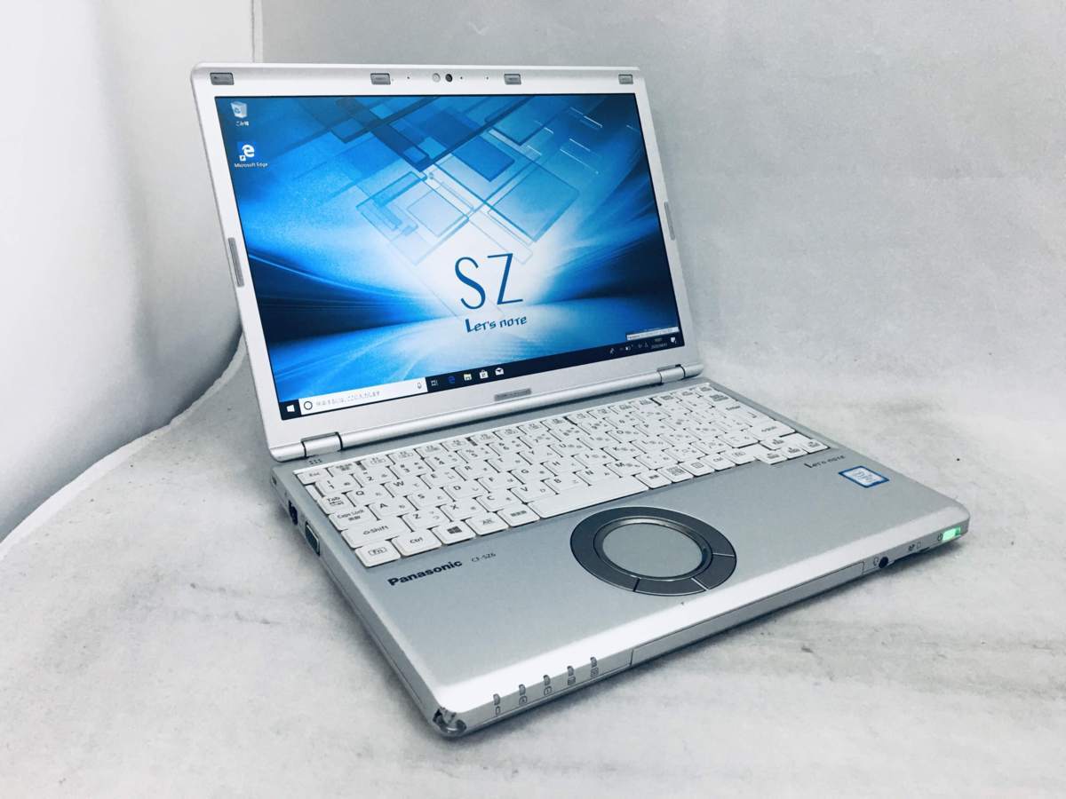 ○1円/Panasonic CF-SZ6/Core i5 7300U 2.71GHz/256GB/8GB/12.1インチ