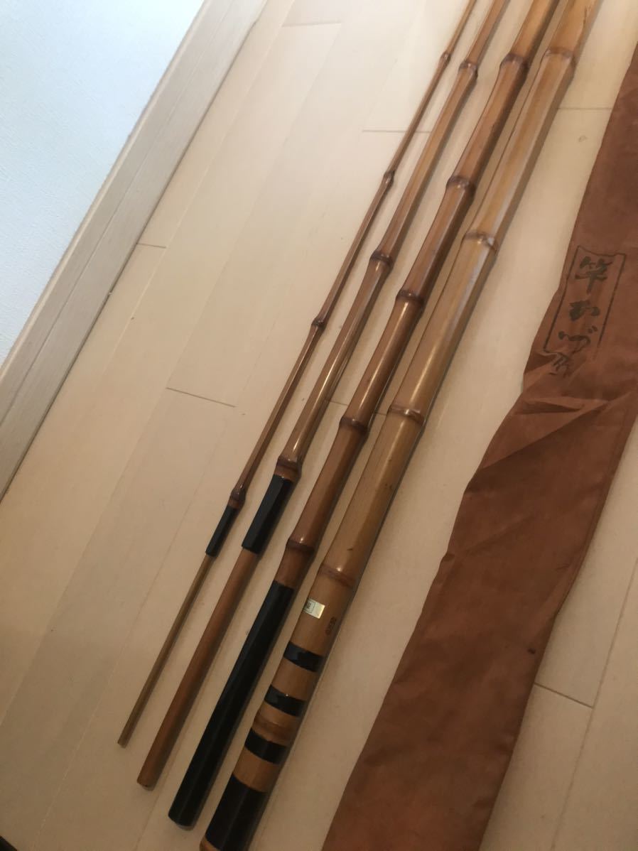【大人気，人気セール】 江戸和竿 竿かづ 竹竿 釣竿 4本継 口栓あり(フィッシング)｜売買されたオークション情報、yahooの商品情報をアーカイブ公開 - オークファン その他