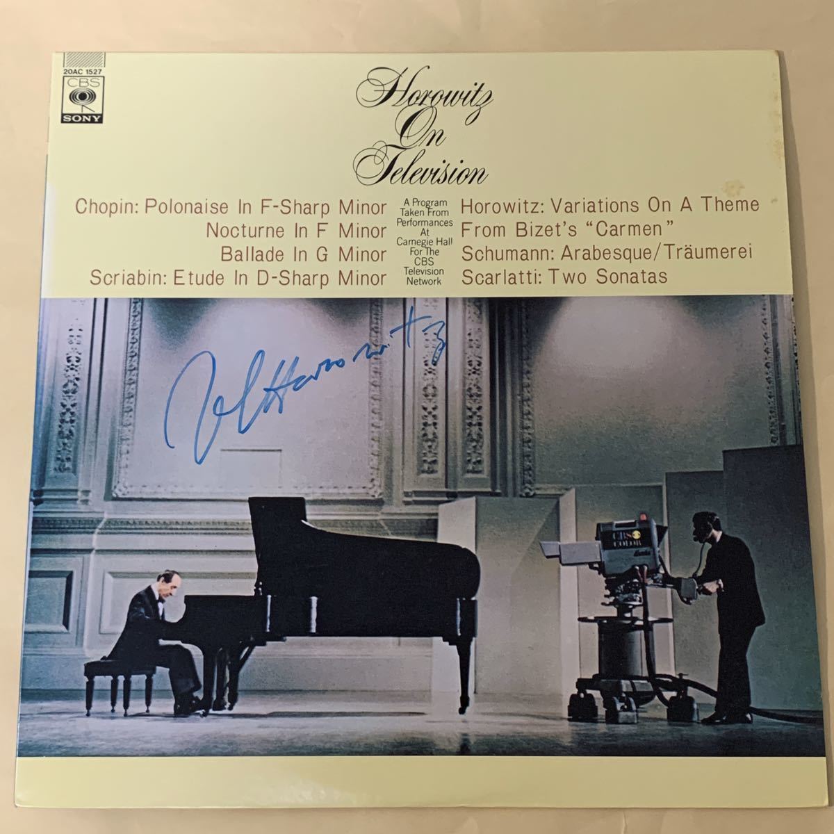 Vladimir Horowitz サイン入りレコード LP ウラディミール