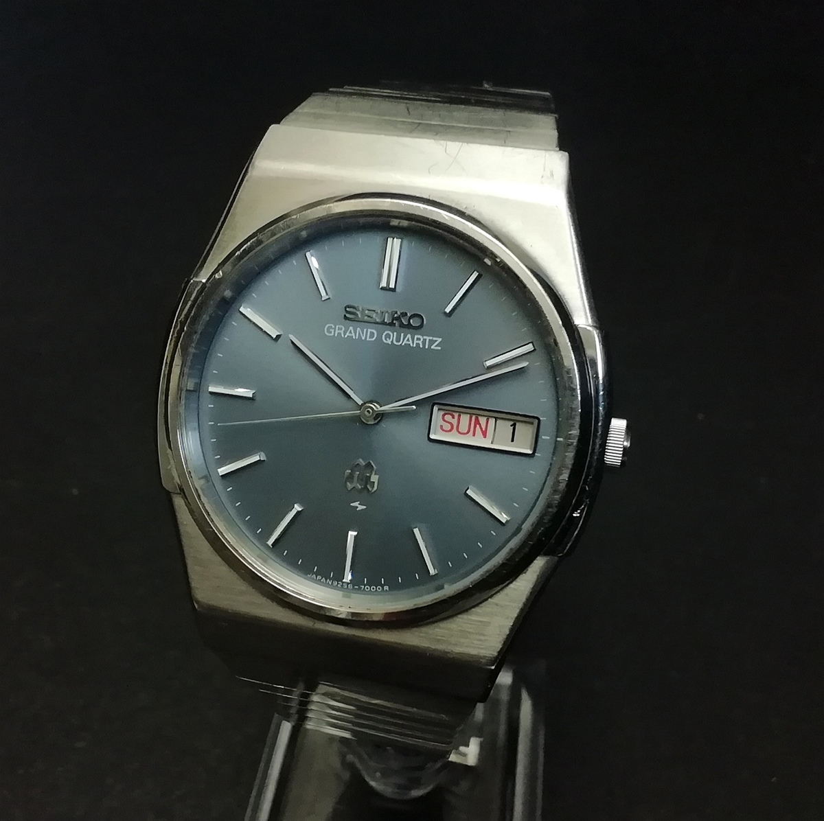 SEIKO ワールドタイム シルバー ゴールド 5T52-7A00 電池交換済み 