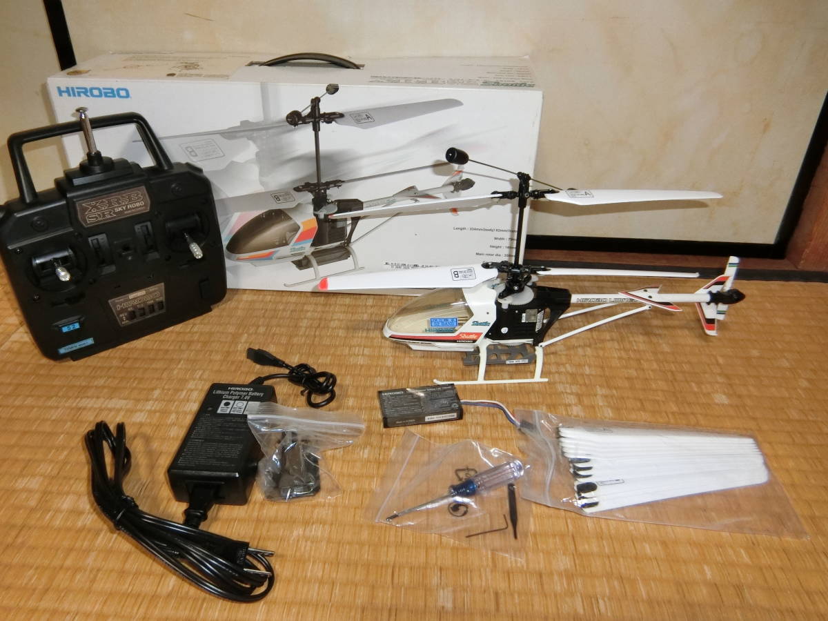 AX95ジャンク品！HIROBO XRB 電動ヘリコプター ヘリコプター 室内用