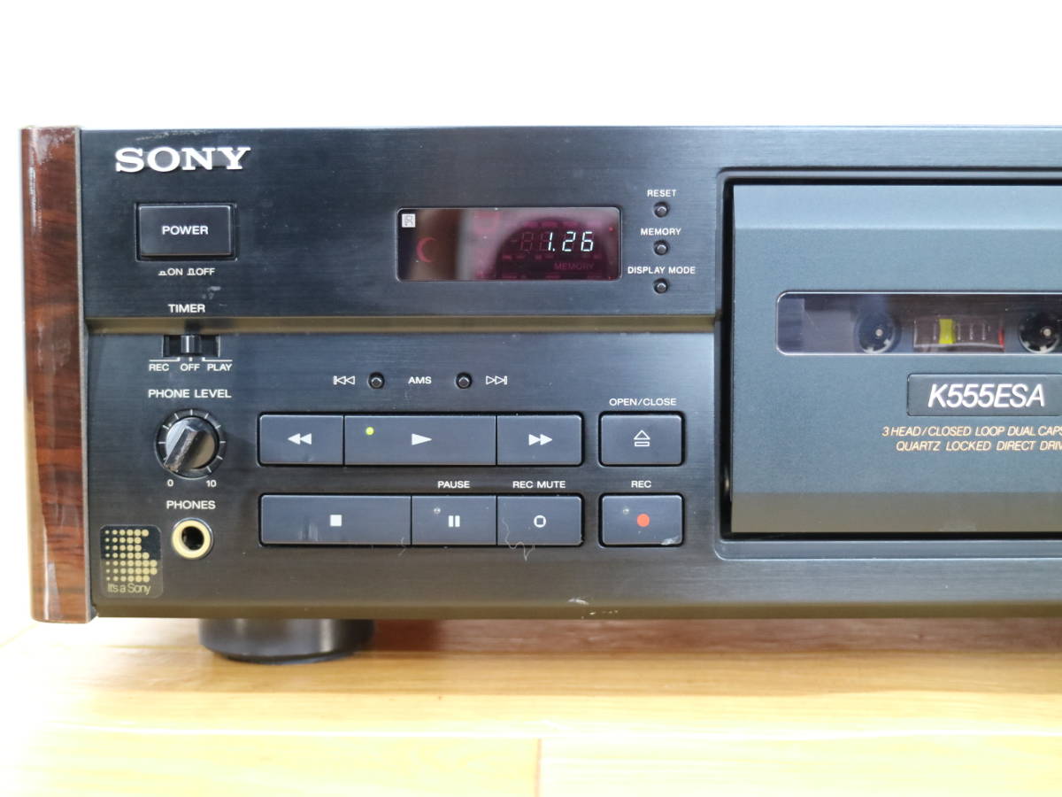 希少品 SONY ソニー TC-K555ESG テープ カセット レコーダー SONY TC-K555ESJ カセットデッキテープレコーダー-–日本 SONY