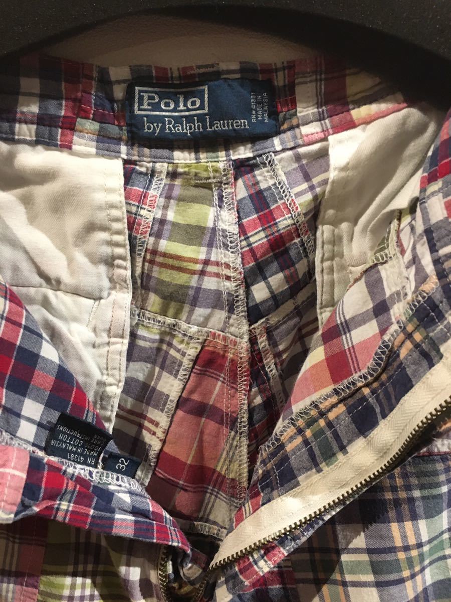Ralph Lauren パッチワーク ラルフローレン 古着 ショートパンツ Polo