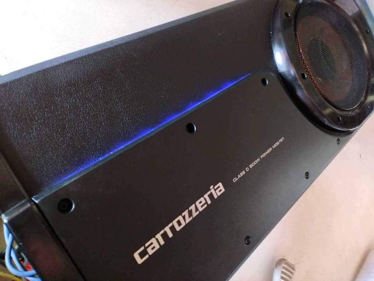  02109SP carrozzeria / TS-WX99A カロッツェリア 車載用アンプ内蔵サブウーファー ウーハーボックス CLASS D 500W(ウーハー)｜売買されたオークション情報、yahooの商品情報をアーカイブ公開 - オークフ ウーハー