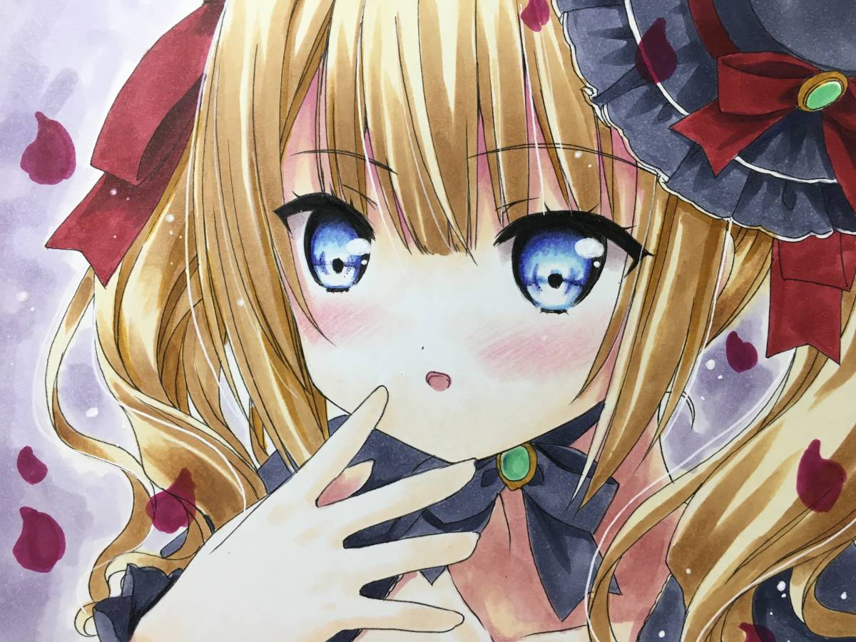 手描きイラスト オリジナル ゴスロリの女の子 色紙イラスト 手描きイラスト 売買されたオークション情報 Yahooの商品情報をアーカイブ公開 オークファン Aucfan Com