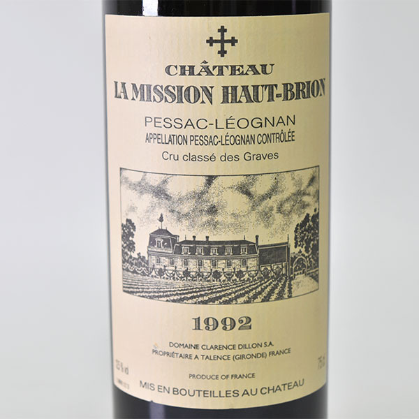  1円 シャトー ラ ミッション オー ブリオン 1992年 750ml グラーヴ Chateau LA MISSION HAUT BRION d12(グラーブ)｜売買されたオークション情報、yahooの商品情報をアーカイブ公開 - オークファン 赤
