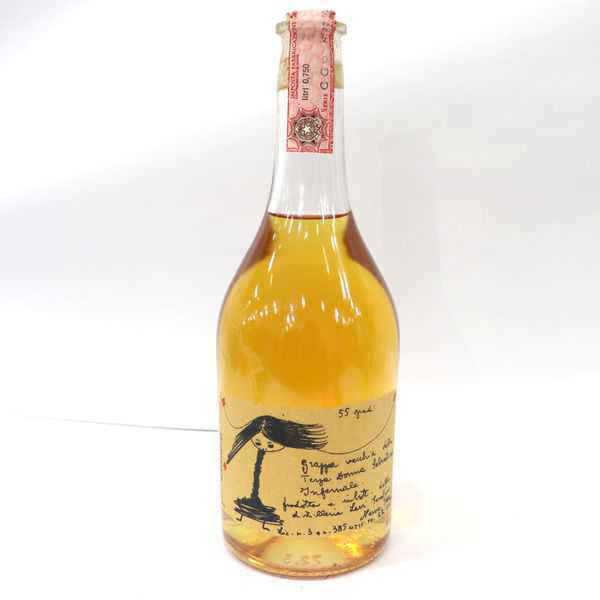 【数量限定，大人気】 Romano Levi ロマーノ レヴィ グラッパ 手書きボトル 750ml X0D0206(グラッパ)｜売買されたオークション情報、yahooの商品情報をアーカイブ公開 - オークファン グラッパ