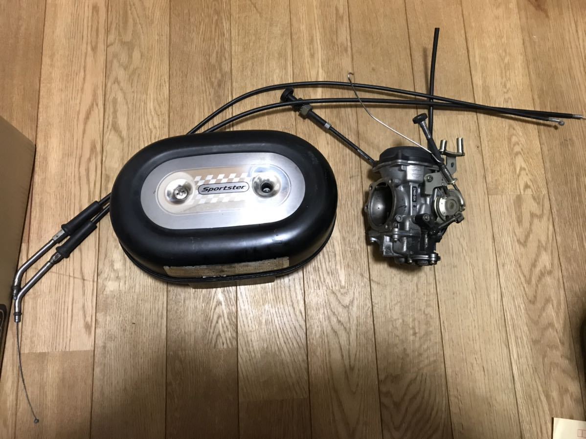 数量限定，本物保証 スポーツスター 883R 2003年 エアクリーナー CVキャブ 純正 27465-01A(キャブレター)｜売買されたオークション情報、yahooの商品情報をアーカイブ公開 - オークファン ハーレーダビッドソン用
