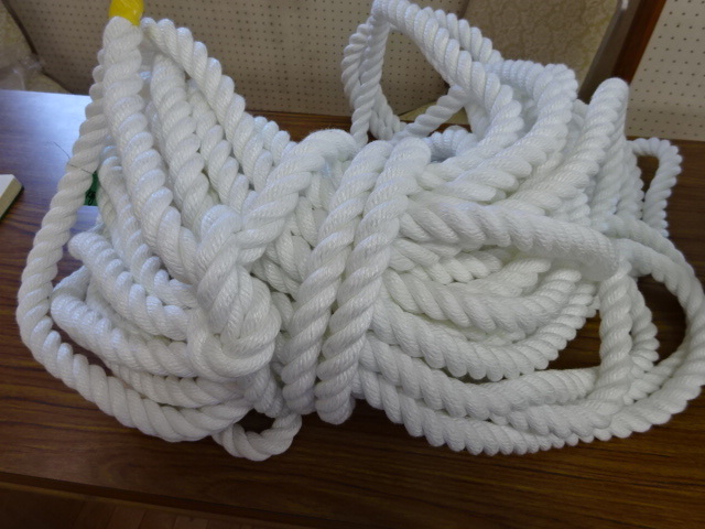 【お得，人気セール】 激安 国産 白/クレモナS 三つ打ちロープ 17mm 約29M 4.8Kg(その他)｜売買されたオークション情報、yahooの商品情報をアーカイブ公開 - オークファン その他