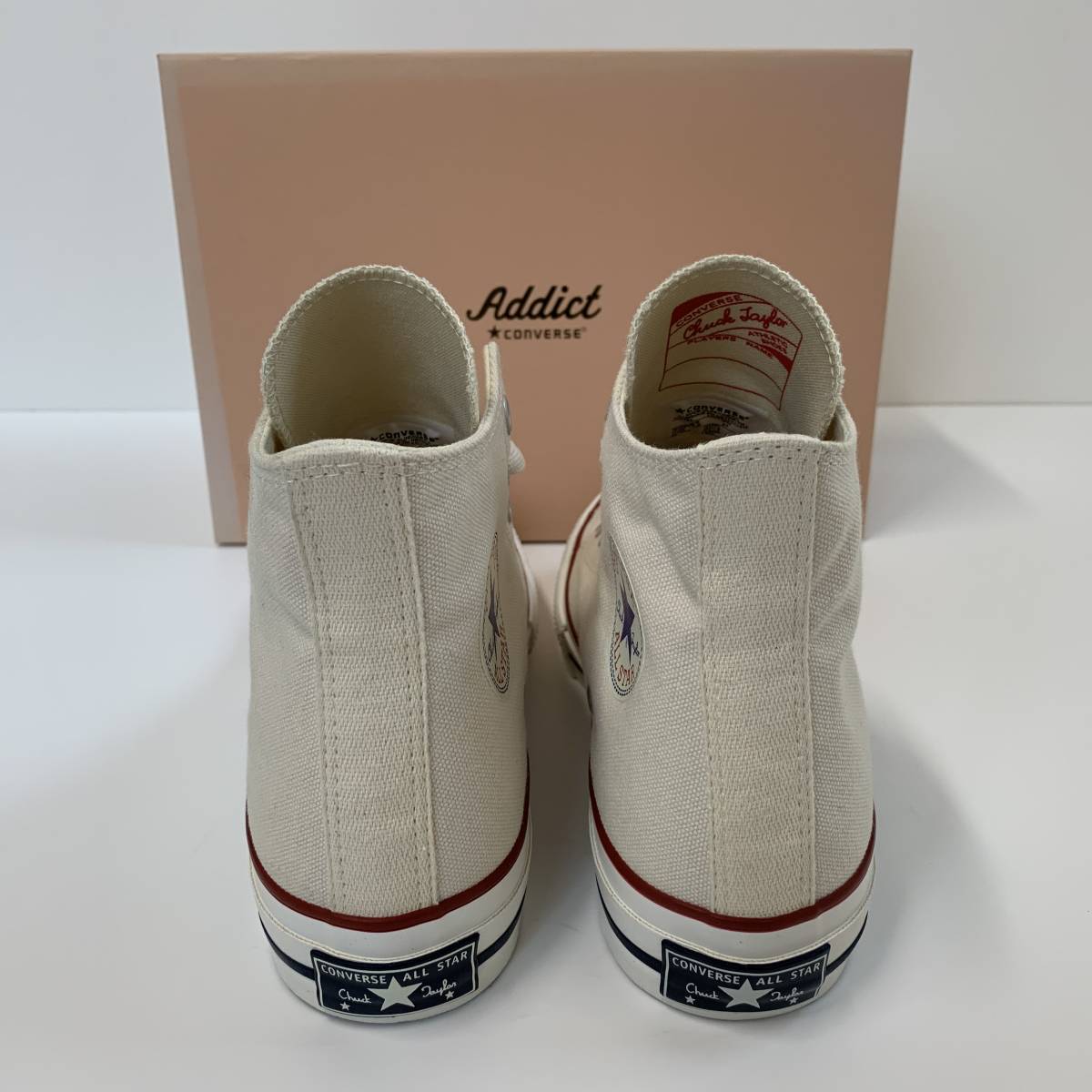 CONVERSE ADDICT CHUCK TAYLOR CANVAS HI NATURAL 8.5 27cm コンバース 