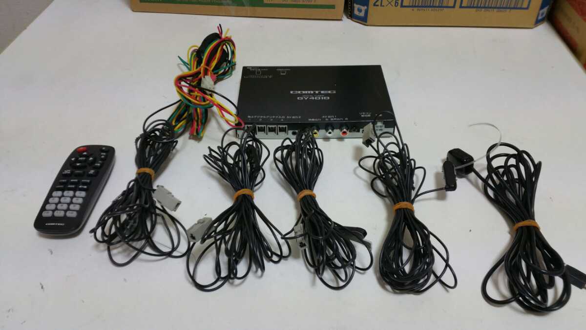 コムテック GY4010 地デジチューナー 4×4アンテナ コムテック GY4010