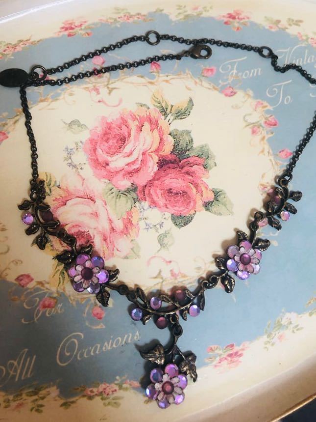 Michal Negrin ミハエルネグリン ネックレス フラワー 希少デザイン