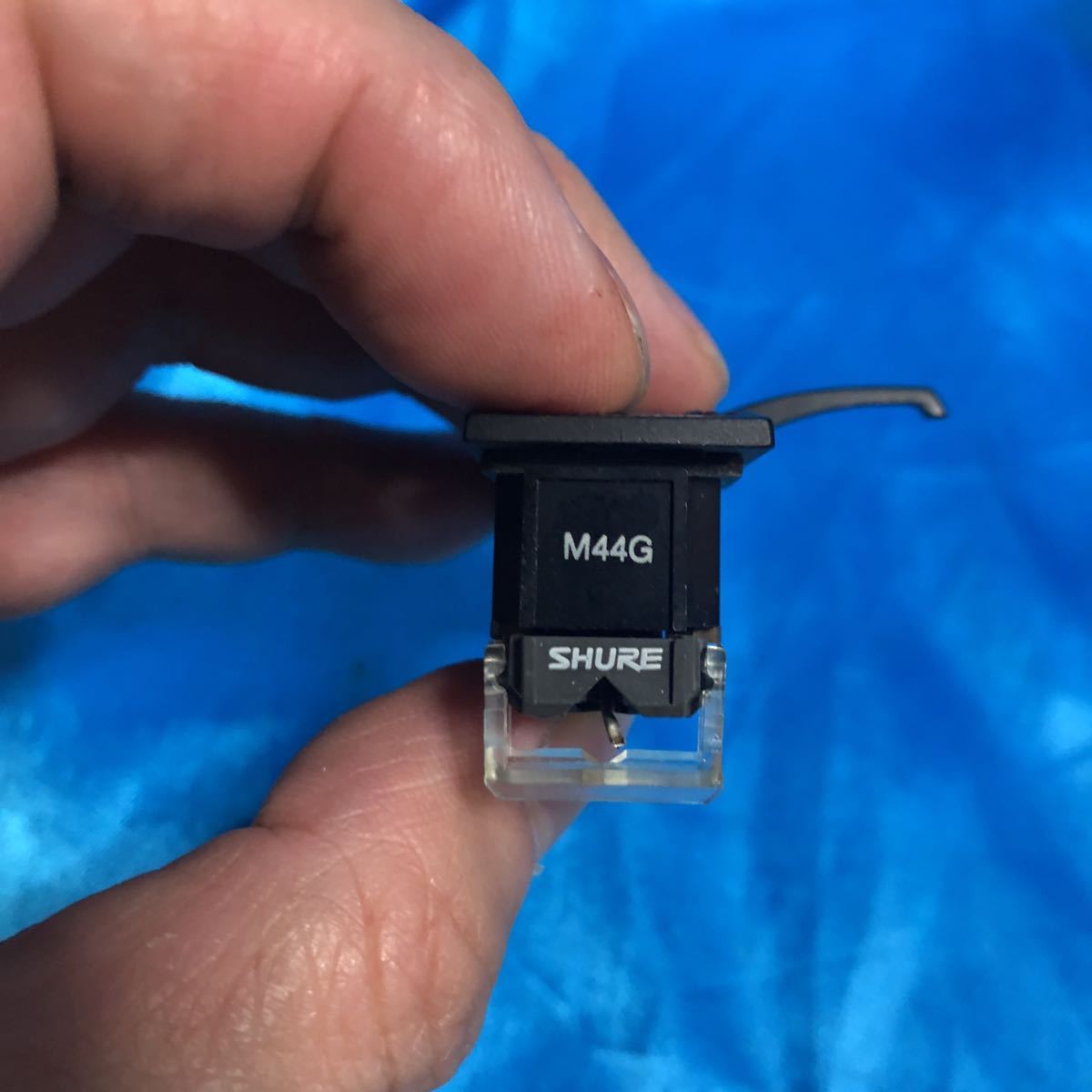 SHURE M44G カートリッジ＋針 Technics ヘッドシェル セット