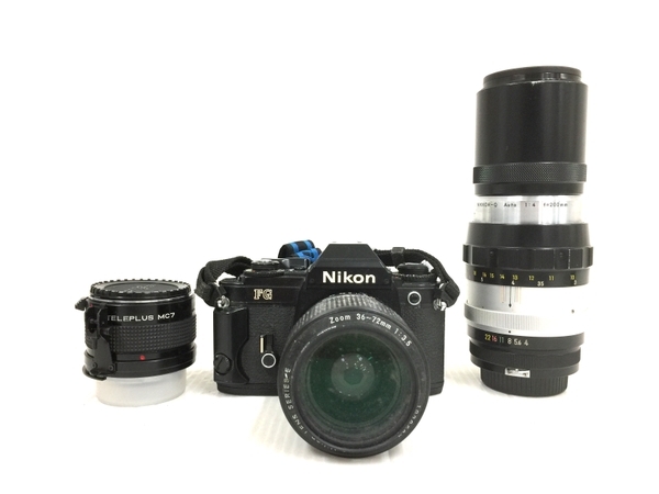 販売特注 ジャンク Nikon FG カメラ レンズ フィルム まとめ セット