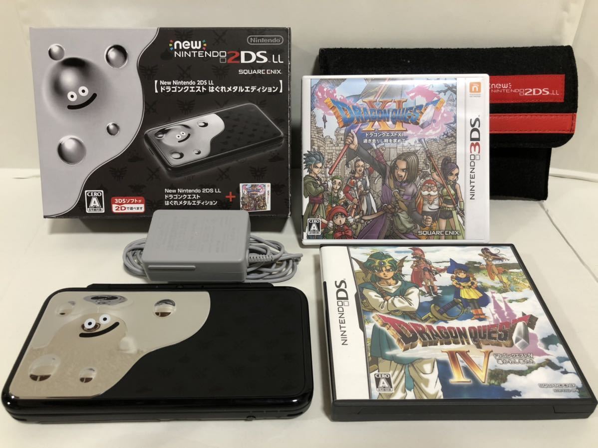  ニンテンドー2DS LL ドラゴンクエスト はぐれメタルエディション ACアダプター ドラクエⅣ セット(ニンテンドー3DS LL本体)｜売買されたオークション情報、yahooの商品情報をアーカイブ公開 - ニンテンドー3DS LL本体