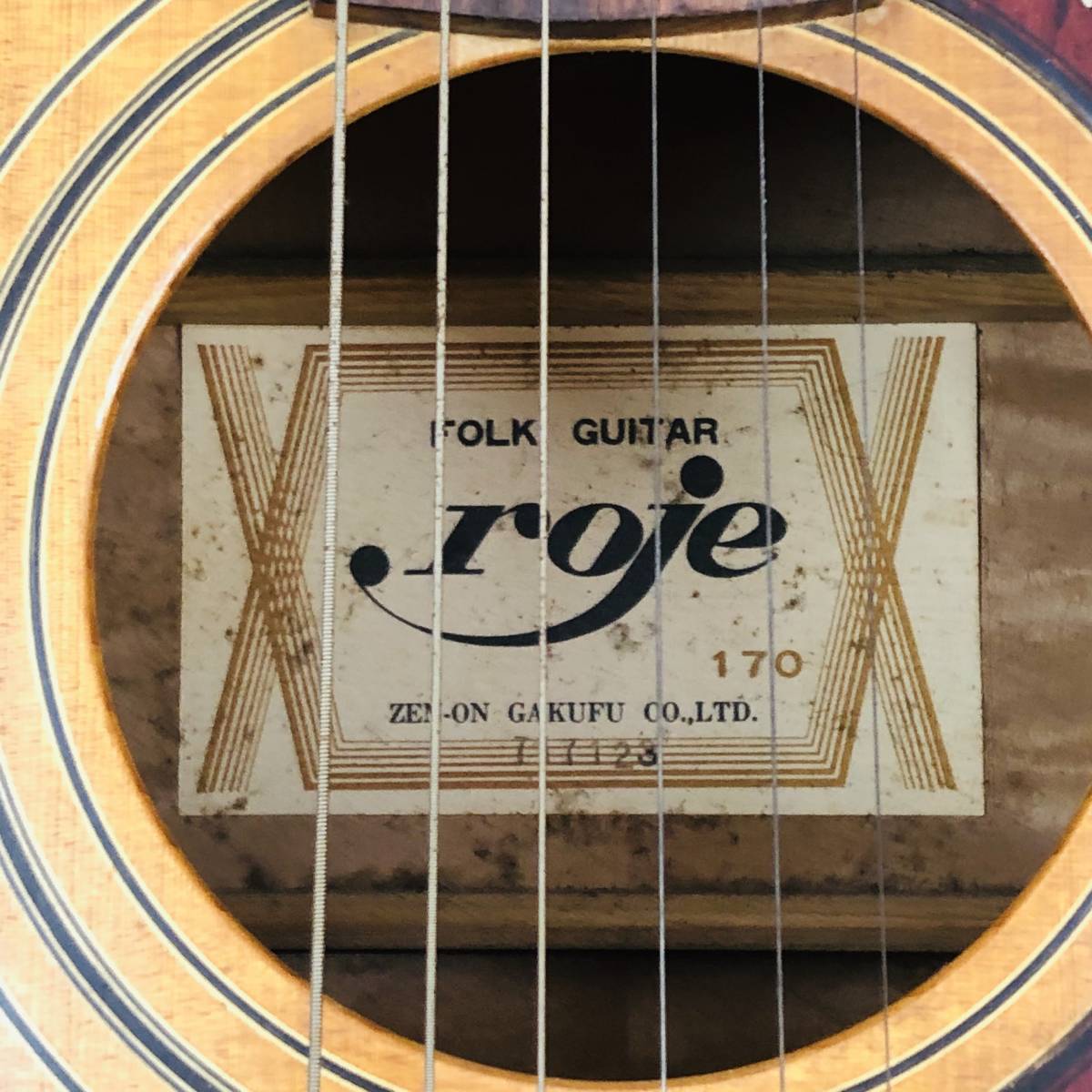 roje 150 ZEN-ON 70年代 ビンテージ ハードケース付属整備品