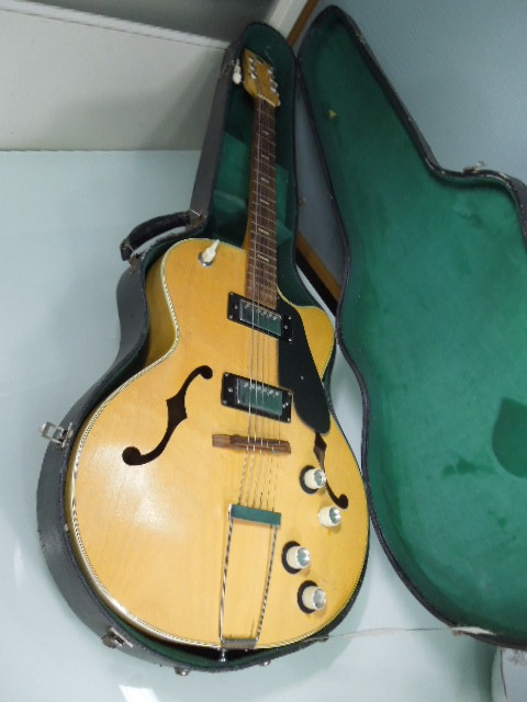 TEISCO テスコ Yahoo!オークション - 0 エレキギター Teisco 割れ反り