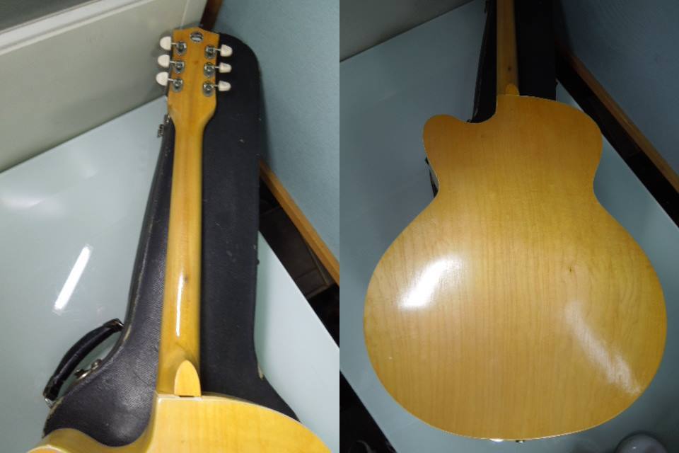 TEISCO テスコ Yahoo!オークション - 0 エレキギター Teisco 割れ反り