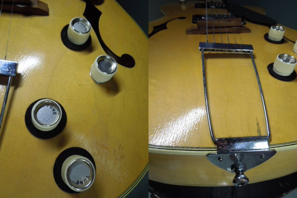 TEISCO テスコ Yahoo!オークション - 0 エレキギター Teisco 割れ反り