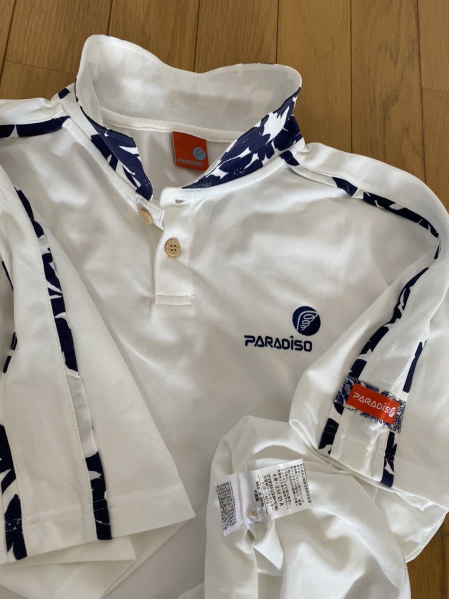 お買い得，人気 超 春夏大活躍 Paradiso パラディーゾ リゾートデザイン 高品質 ストレッチ素材 吸汗速乾 GOLFシャツ ブリヂストン サイズL 商品(パラディーゾ)｜売買されたオークション情報、yahooの商品情報を シャツ