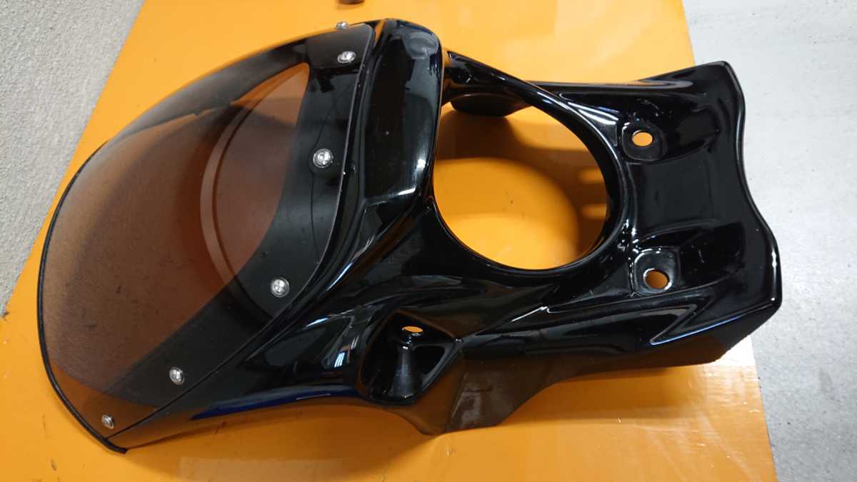 Vmax ビキニカウル シックデザイン マスカロード スモークシールド ヤマハブラック