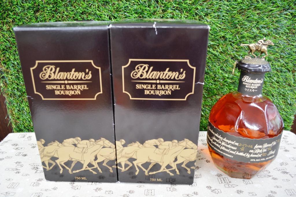 ○未開栓 Blanton's ブラントンバーボンウィスキー3本セット