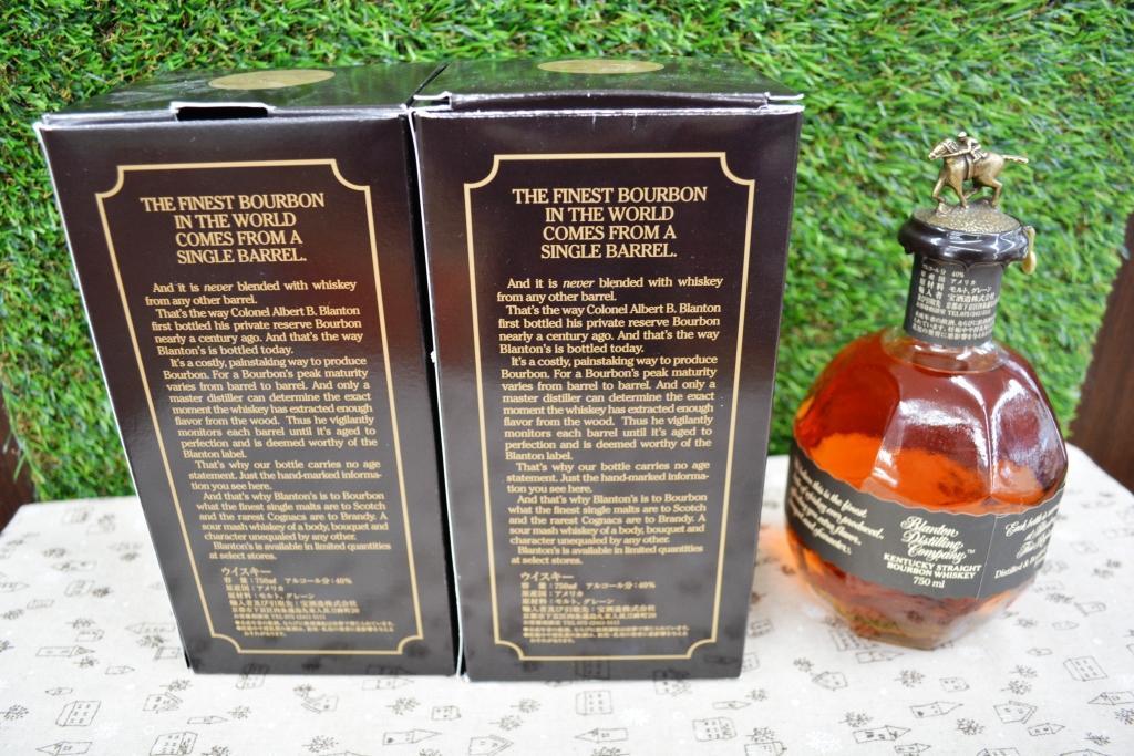 ○未開栓 Blanton's ブラントンバーボンウィスキー3本セット