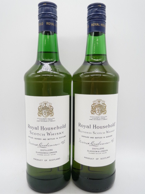 未開栓 洋酒 ロイヤルハウスホールド Royal Household 750ml 43% 2本セット スコッチウイスキー 送料無料