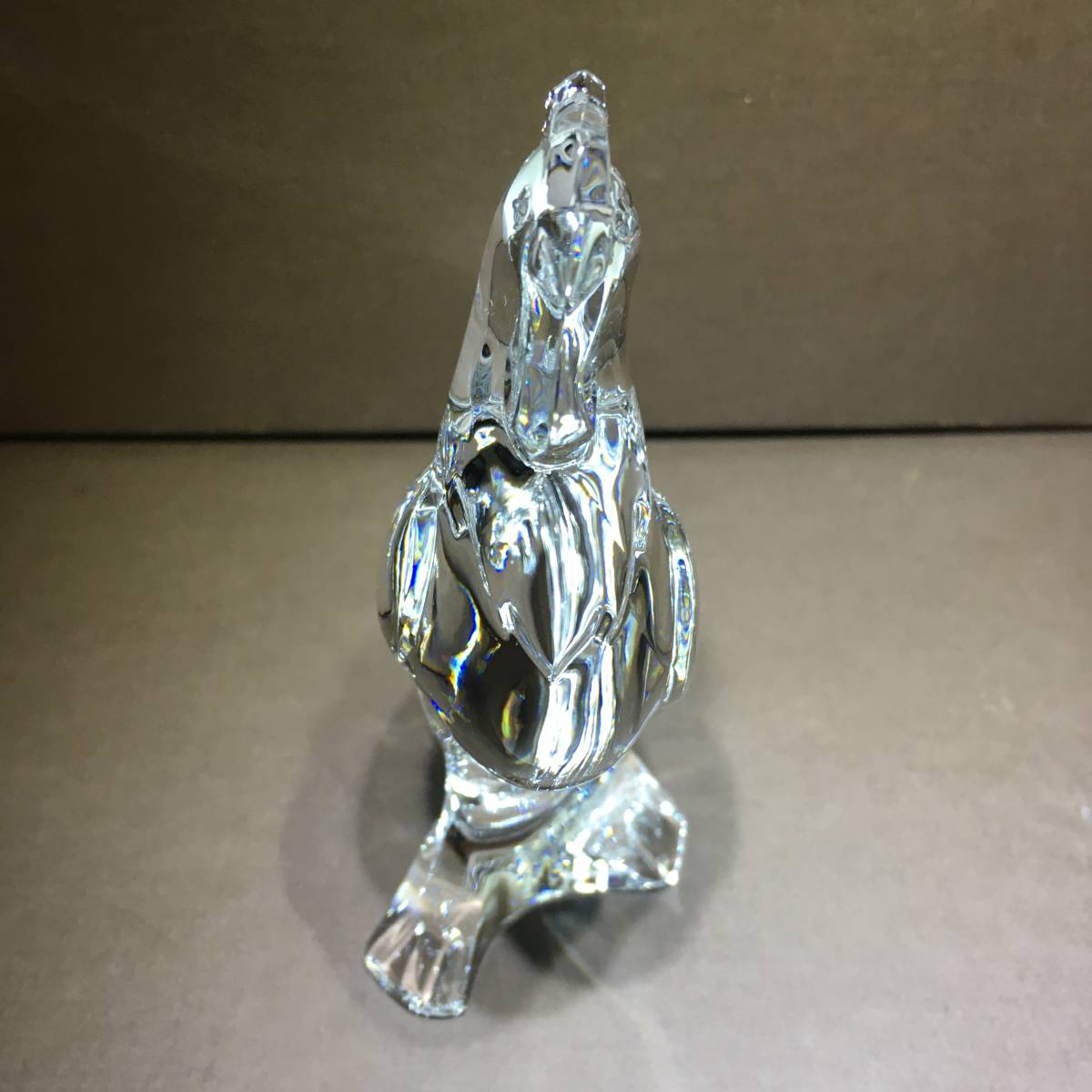Baccarat クリスタル 鶏の置物 箱付き 美品 バカラ 鶏 ニワトリ